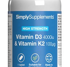 Vitamin D3 4000iu Vitamin K2 (360 Tablets)