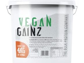 4kg Vegan Mass Gainer Protein Powder - Carrot Cake - Plant Based Weight Gainer - The Bulk Protein Company - Vegan Gainz