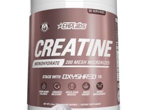 EHP Labs CREA-8 Creatine Monohydrate Powder - Unflavored Creatine Powder for Muscle Growth, Increased Strength, Enhanced Energy Output and Improved Performance - 50 Servings (250g)