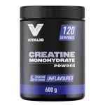 Vitali8 Creatine Monohydrate Powder 600g | 120 Servings | Pure Micronised Creatine | Unflavoured, Easy to Mix | High Strength Creatine Supplement for Performance, Recovery & Energy Support