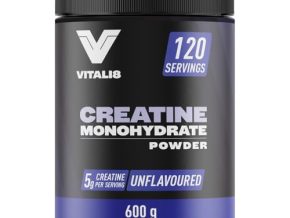 Vitali8 Creatine Monohydrate Powder 600g | 120 Servings | Pure Micronised Creatine | Unflavoured, Easy to Mix | High Strength Creatine Supplement for Performance, Recovery & Energy Support