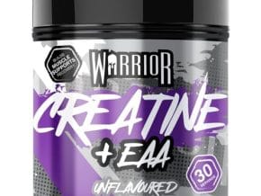 Warrior Creatine Monohydrate Powder + EAA 270g (30 Servings) – Pure Creatine with Essential Amino Acid Supplements for Muscle Recovery & Growth, Pre & Post Workout for Men & Women – Unflavoured