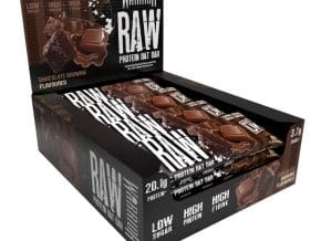 Warrior RAW Protein Oat Bars - 12 x 75g Box 12 Bars