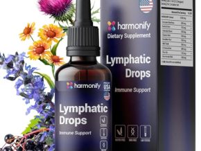 Lymphatic Drainage Drops 2 fl oz (60 mL), Natural Blend with Elderberry, Burdock Root, Dandelion & Echinacea | Herbal Support