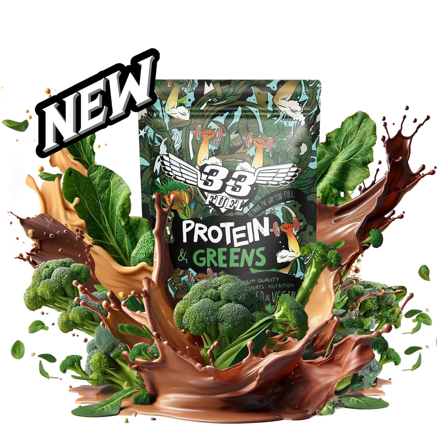 Green Protien Powder Protein & Greens Powder - Total Supplements