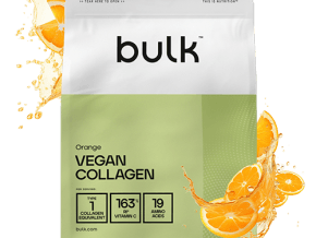 Vegan Collagen Powder - 31 Servings - Orange - Added Vitamin C - Vegan Protein Drink - Healthy Skin & Hair Supplement