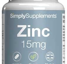 Zinc 15mg (180 Tablets)